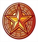 Seal Design in Warm Tones artwork