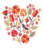 Heart Shaped Flowers Art