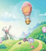 Candy Houses and Lollipop