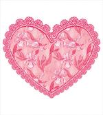 Lace Heart with Flora