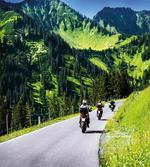 Bike Riders on Mountain