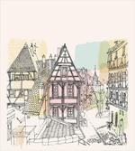 Historic Nuremberg Scene