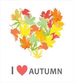 Maple Leaves with Heart