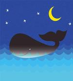 Whale in Ocean and Star