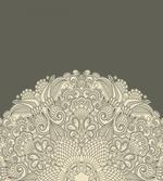 Floral Half Mandala