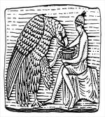 Greek Man and Eagle