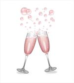 Glasses with Blush Drink