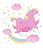 Unicorn with Star Rainbow