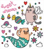 Pug Mermaid Wish
