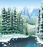 Winter Season Trees