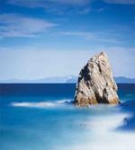 Rock in Ocean Serenity