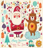 Santa and Teddy Bear