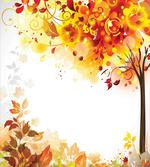 Abstract Fall Season Tree