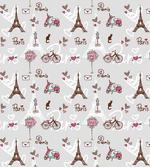 Vespa Bikes Eiffel Hearts
