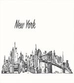 Simplistic Sketch of New York
