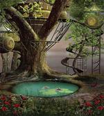 Enchanted Tree Fort Pond