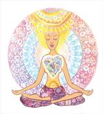Woman in Lotus Position