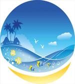 Tropic Cartoon Sea