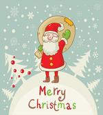 Merry Xmas Snowy Forest