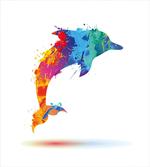 Vibrant Ocean Mammal