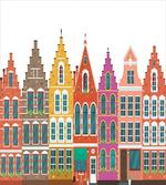 European Colorful Houses
