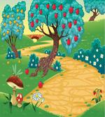 Apple Tree and Dragonfly
