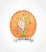 Cartoon Girl Bow