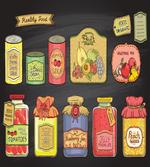 Hand Drawn Can Goods Design