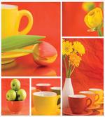 Coffee Cups Tulips Apples