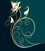 Swirled Flower Petals