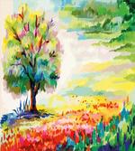 Colorful Rural Scenery