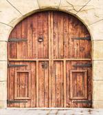 Oak Door Stone Facade artwork