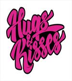 Hugs and Kisses Calligraphy