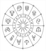 Sketchy Zodiac Circle