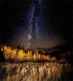 Milky Way Aspens and Tetons