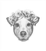 Floral Head Wreath