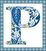 P and Forest Leaves