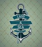 Diamond Pattern Nautical