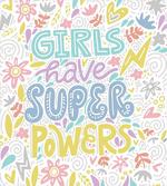 Boho Floral Girl Power