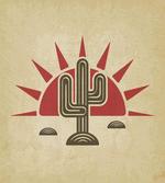 Tribal Saguaro and Sun