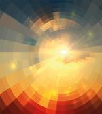 Sunbeams in Clear Sky