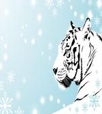 White Beast on Snowy Land