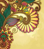 Paisley Flowers Leaves
