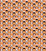 Square Form Funny Puppy Heads