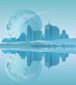 Modern City Building Earth
