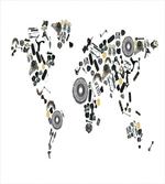 Car Parts World Map