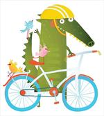 Crocodile Friends Bicycle
