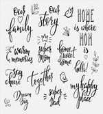 Family Lettering artwork