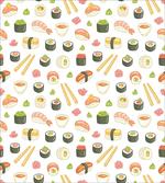 Japanese Cuisine Cartoon Art
