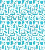 Funny Puppies in Aquatic Tone